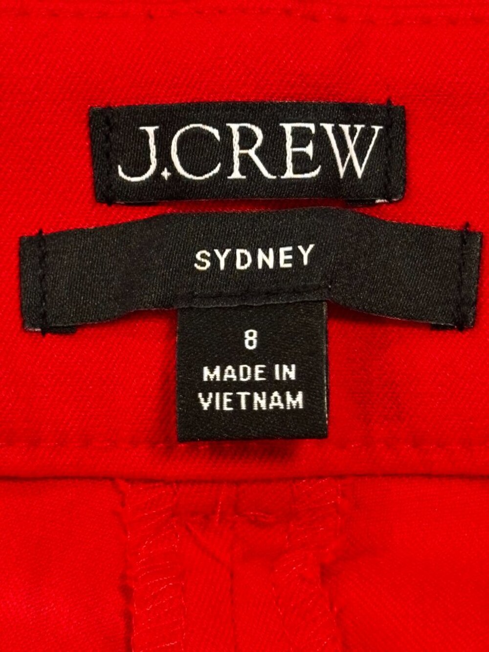 J. Crew "Sydney" Wide Leg Red Pants | Size 8 | NWOT - Picture 2 of 13